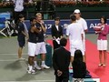 Victory ceremony of doubles