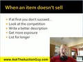 Dealing with Unsuccessful eBay Auctions