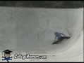 Kid doin split, and getting hit by his own skate board!