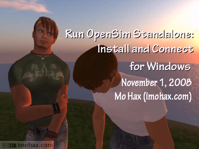 Run OpenSim - Install, Build, and Connect to Windows Standalone