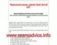 FREE Sean's Advice Newsletter Taster - DOUBLE Your Traffic!