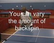 Table Tennis Backhand Push