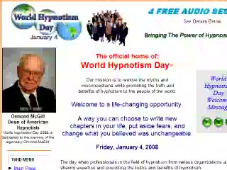 World Hypnotism Day Jan 4th 2009 | Hypnotize | Hypnotized