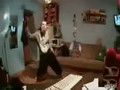 Webcam Girl's Dancing Surprise