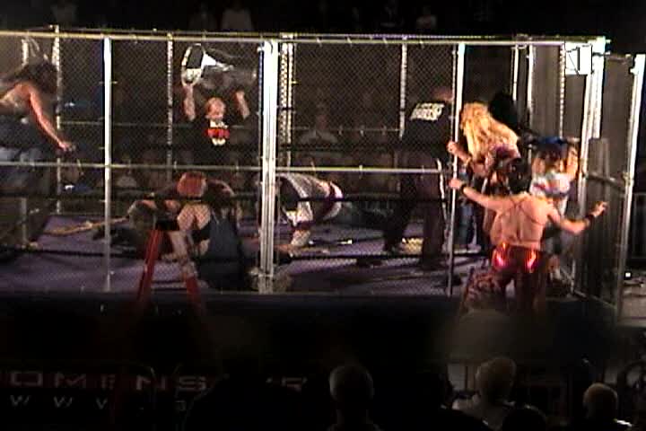 steel cage wrestling match! crazzzzyyy stuff!!