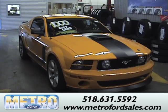 2007 Ford Mustang Saleen Parnelli Jones Schenectady Albany Troy