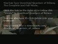 How to Download Quantum of Solace - an Instructional Video