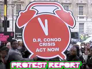 Congo Refugee Protest