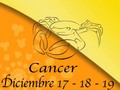 Cancer Horoscopo 17-18-19 Diciembre