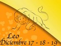 Leo Horoscopo 17-18-19 Diciembre