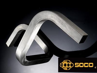 Taiwan SOCO -  4 axis Square tube bending and roll bending in 1 pipe tube bender - www.soco.com.tw