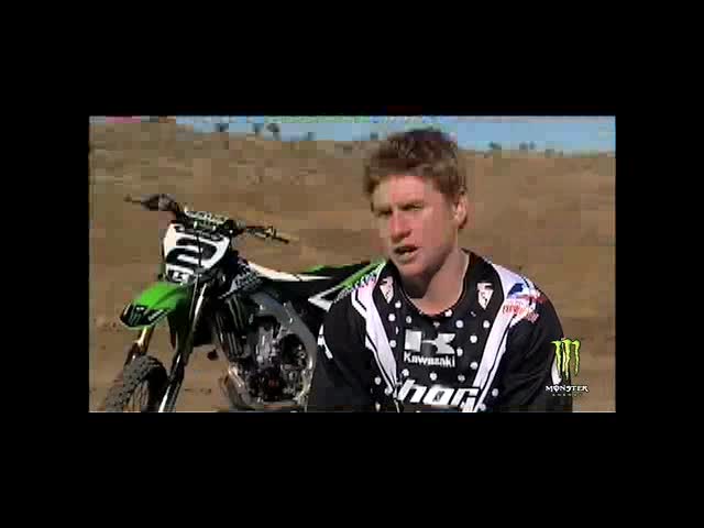 Monster's Kyle Loza "Goes Green" as part of Eco Effort @ SX