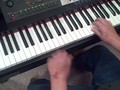 Piano playing chord style