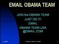 The Obama Team