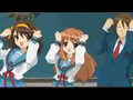 Konata and Haruhi Hare Hare Yukai Dance Full ( Sort off )