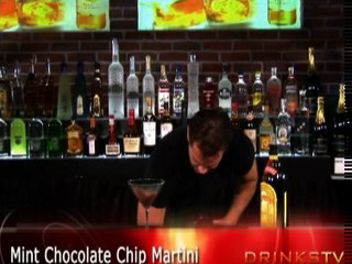 John's Mint Chocolate Chip Martini