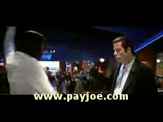 John Travolta dances pulp fiction. Payjoe !