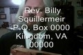 Rev. Billy Squllermeir Has a Request
