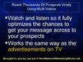 Reach Thousands Of Prospects Virally Using MLM Videos