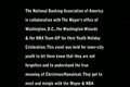 The Mayor's office of Washington, D.C., the Washington Wizards & the NBA Team-UP for their Youth Holiday Celebration