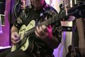 Geoff, Playing a Green Gretsch Double Anniversary at  NAMM 2009
