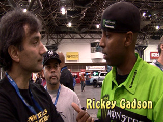 Rickey Gadson & Steve Kehler Interview - Kawasaki zx14 tribute bike - 2009 International Motorcycle Show - New York City