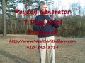 "Payday Generator" [Only 7 Days until Prelaunch Join Now and Save!] www.wealthwithglenn.com