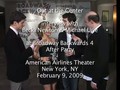 Michael Urie & Becki Newton at Broadway Backwards 4