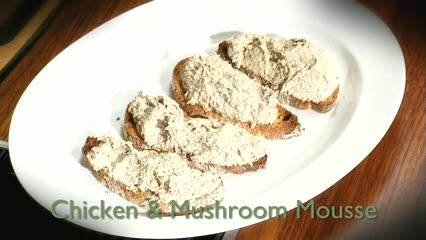 Video Recipe: Chicken Mushroom Mousse
