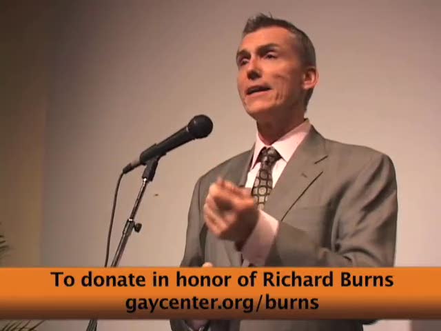 Reception for Richard Burns 22 Years LGBT Center