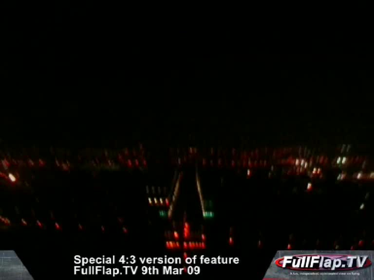 First time landing at night & LibertyXL2&ndash;FullFlap.TV 9thMar9