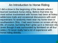 An Introduction to Horse Riding