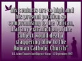 The Roman Catholic Inquisition