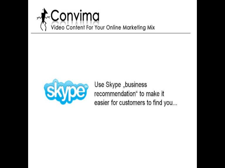 Tutorial Video : Better Online Marketing With Skype Directory