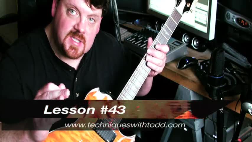 Techniques With Todd #43 - Rock Licks  Part IV