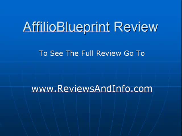 Affiloblueprint Review