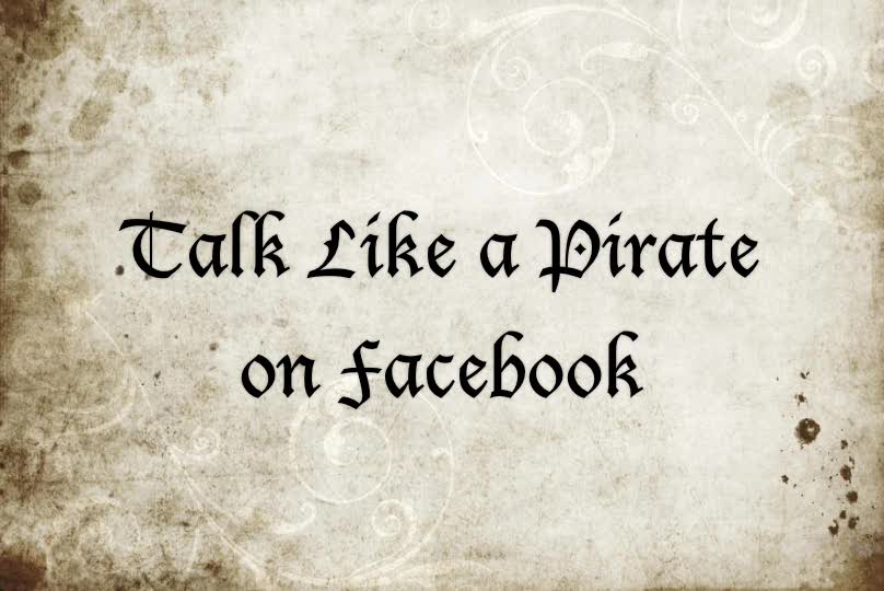 How To Talk Like A Pirate On Facebook!
