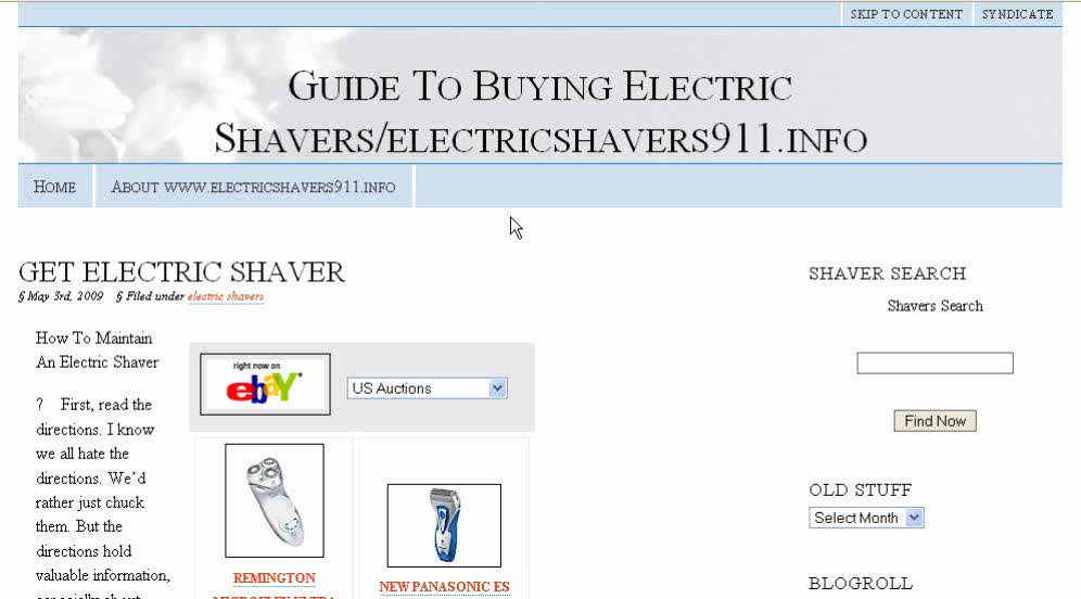 New Electric Shavers