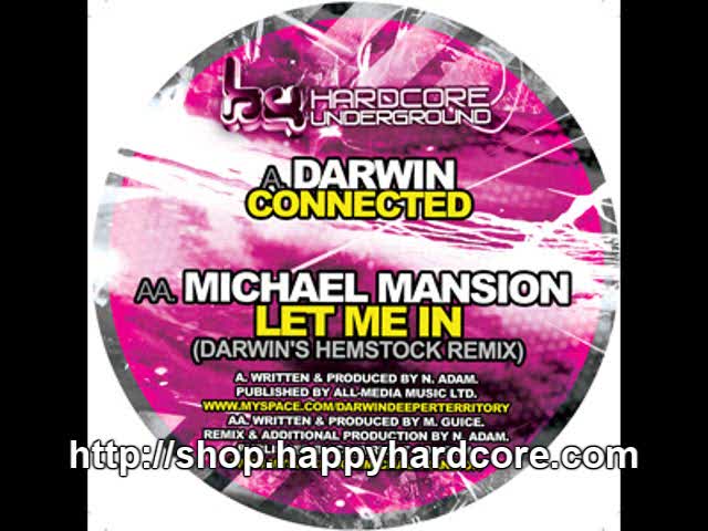 Darwin - Connected, uk hardcore, happyhardcore.com, vinyl HU001