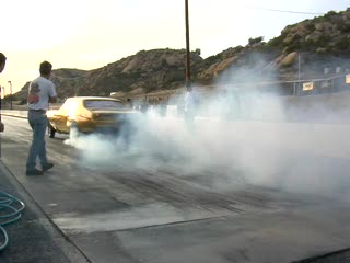 1971 Chevelle and 1994 Camaro on the Dragstrip