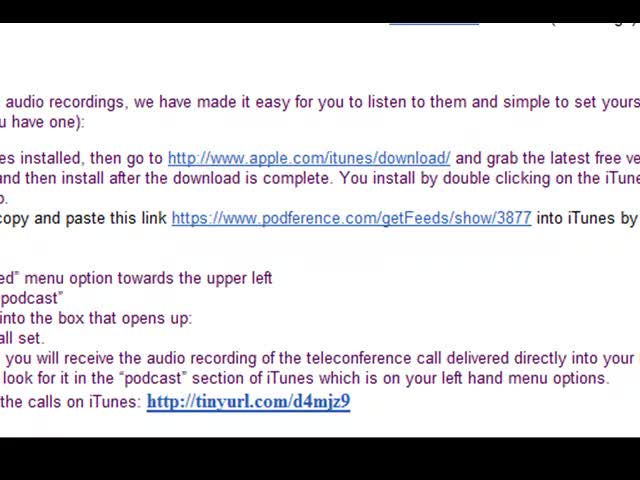 how to listen to podcast on itunes using podference