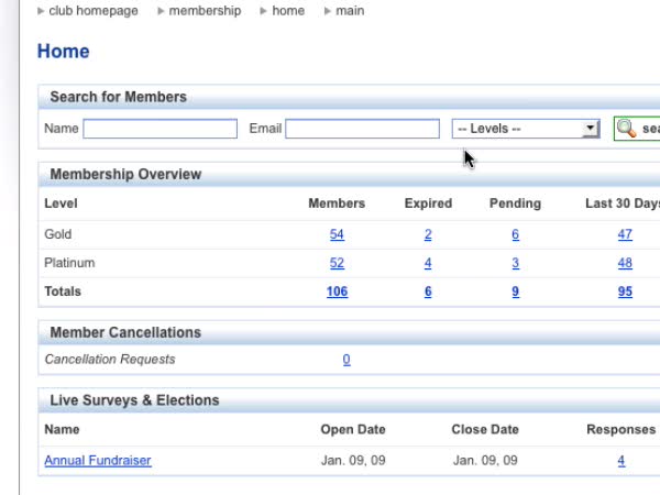 Membership Software Overview for Clubs and Associations