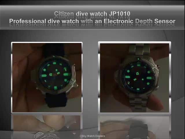 Review of Citizen scuba dive computer watch JP1010