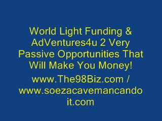 [World Light Funding] Ad-Ventures4u 2 Very Passive Opps