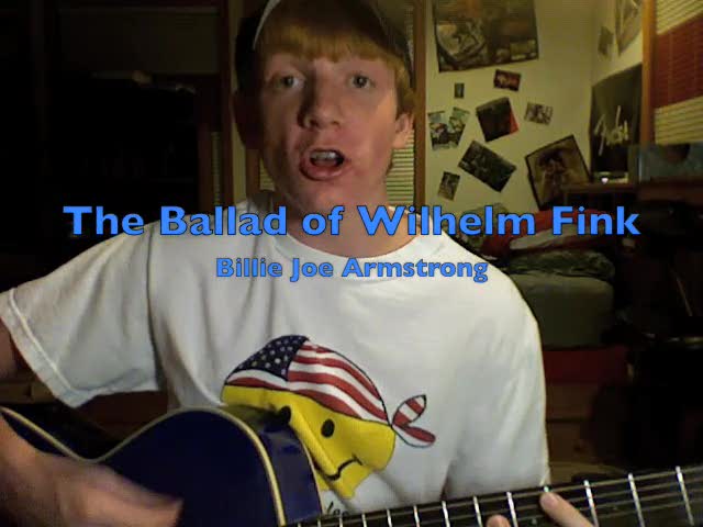 Billie Joe Armstrong - The Ballad of Wilhelm Fink (Cover)