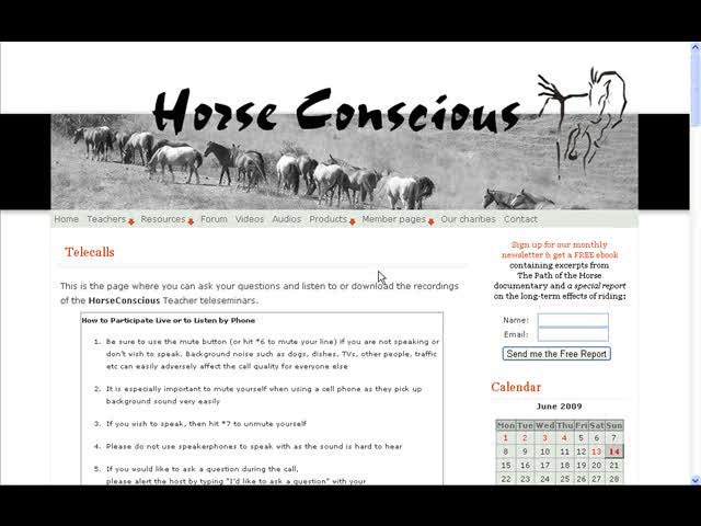 Horse training with HorseConscious Membership