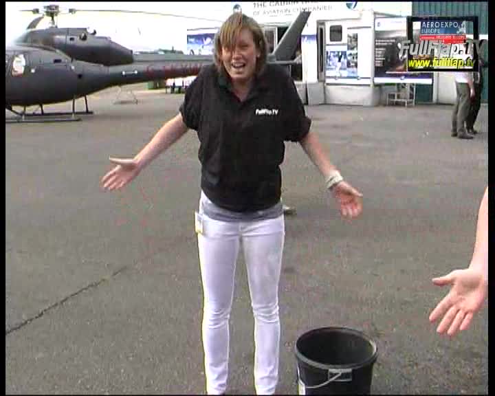 (7/8)Vicki gets soaked by a bucket of water FullFlap.TV13Jn9