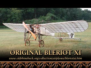 Airdrome Aeroplanes Bleriot XI experimental aircraft