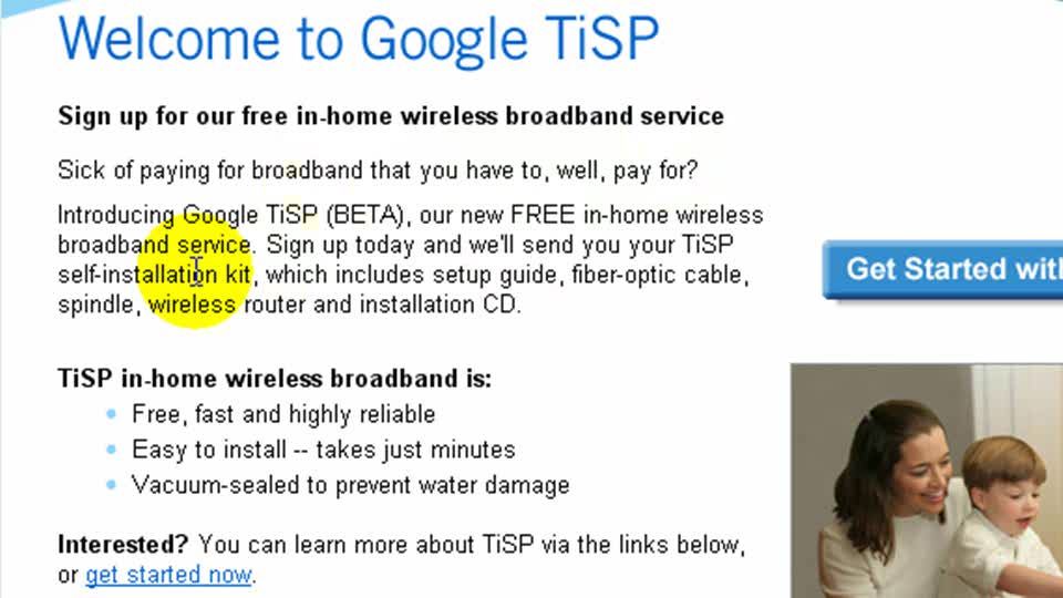 [XEVC] - Google TiSP - Free Wireless Internet Access