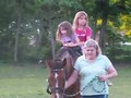 Kyleigh's first horse ride